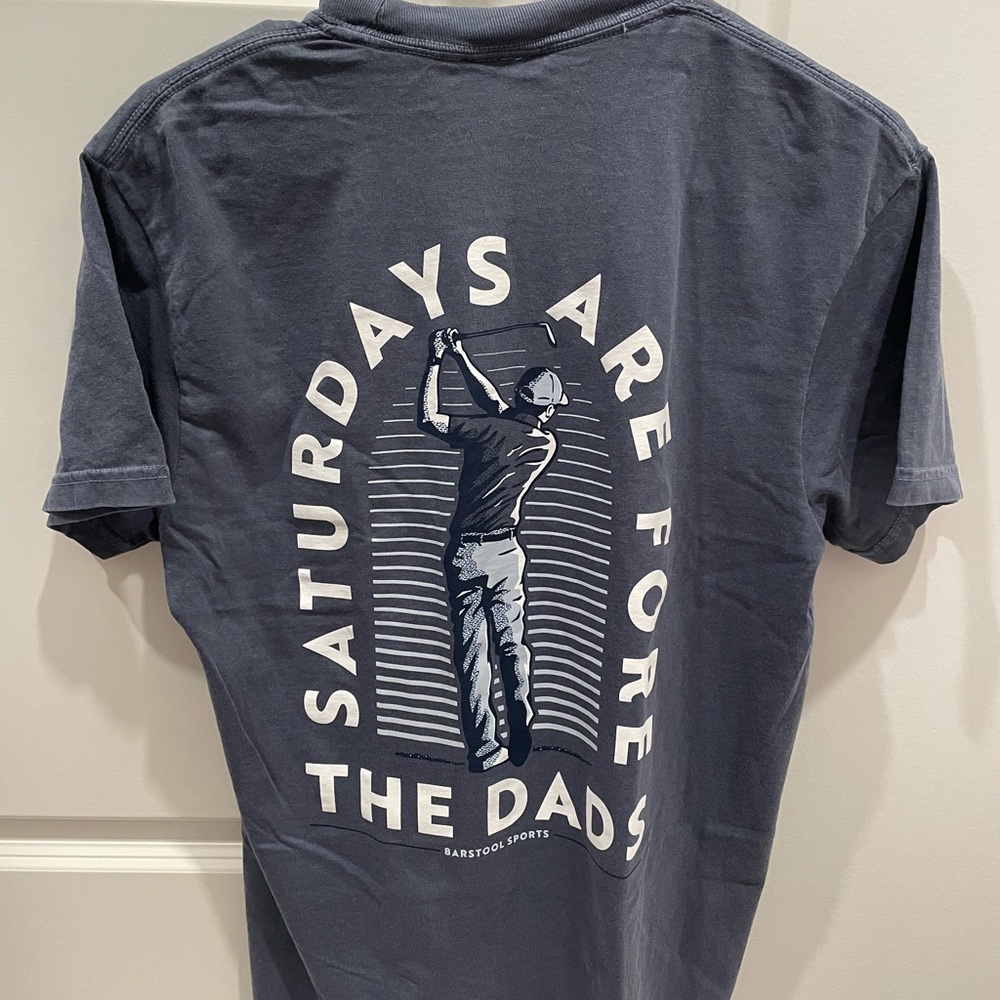 Saturdays Are Fore the Dads Golfer Pocket T-shirt